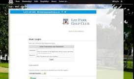 
							         BRS - Members - Lee Park Golf Club								  
							    