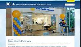 
							         Bruin Health Pharmacy - Student Health & Wellness								  
							    