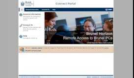 
							         Brunel University London Connect Portal								  
							    