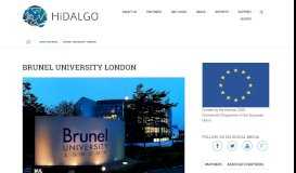 
							         Brunel University London | HiDALGO								  
							    