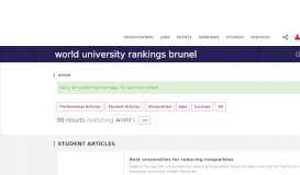 
							         Brunel University London World University Rankings | THE								  
							    