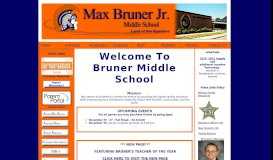 
							         Bruner Middle School								  
							    