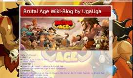 
							         Brutal Age ADVENTURE Tips ... - Brutal Age Wiki-Blog by UgaUga								  
							    