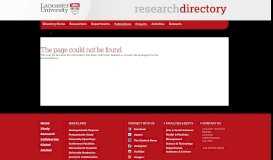 
							         Bryan Rhodes - Research Portal | Lancaster University								  
							    