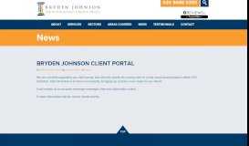 
							         Bryden Johnson Client Portal | Bryden Johnson | Croydon Accountants								  
							    
