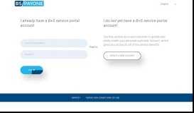 
							         B+S Service Portal								  
							    
