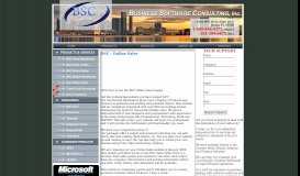 
							         BSC - PRODUCTS - WEB PORTAL - Business Software Consulting, Inc.								  
							    