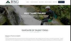
							         BSG Talent Toolbox - Tools for Talent Strategy, Assessment ...								  
							    