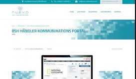 
							         BSH Kom. Portal — Nuevo Softwarehouse GmbH								  
							    