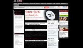 
							         BSI Membership - BSI Shop								  
							    