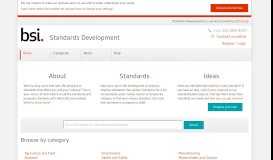 
							         BSI Standards Development - BSI Group								  
							    