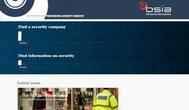 
							         BSIA - Trade Association for the UK's Private Security Industry > Latest ...								  
							    