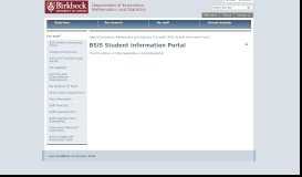 
							         BSIS Student Information Portal — Department of Economics ...								  
							    