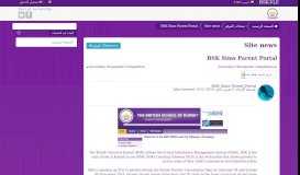 
							         BSK Sims Parent Portal - BSK-VLE - The British School of Kuwait								  
							    