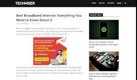 
							         BSNL Broadband Internet: Everything you need to know about it								  
							    