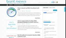 
							         BSNL Broadband Plans Tariff Tips and Tricks - Bsnl Speed Test								  
							    