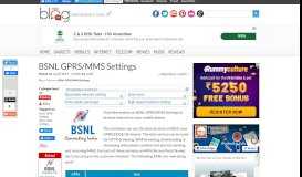 
							         BSNL GPRS/MMS Settings » Think Blog - Thinkcept								  
							    