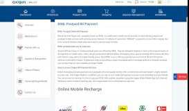 
							         BSNL Online Payment | BSNL Bills & Offers | Oxigen Wallet								  
							    