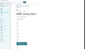 
							         BSNL Salary Slip 1 - Scribd								  
							    