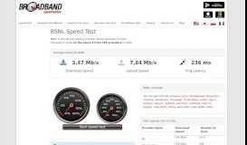 
							         BSNL Speed Test - Broadband Speed Checker								  
							    