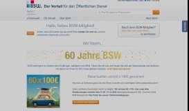 
							         BSW. Der Vorteil für den Öffentlichen Dienst | bsw.de								  
							    