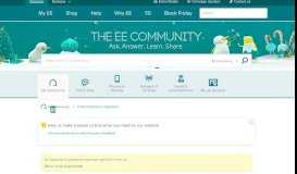 
							         Bt employee - The EE Community								  
							    