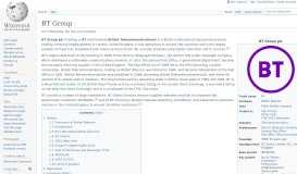
							         BT Group - Wikipedia								  
							    