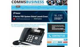 
							         BT WHOLESALE ADDS YEALINK HANDSETS TO ITS HOSTED ...								  
							    