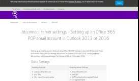 
							         btconnect server settings - Setting up an Office 365 POP email account ...								  
							    