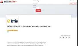 
							         BTIS (Builders & Tradesmen's Insurance Services, Inc ...								  
							    