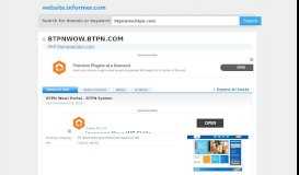 
							         btpnwow.btpn.com at WI. BTPN Wow! Portal - BTPN System								  
							    