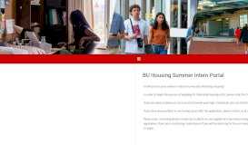 
							         BU Housing Summer Intern Portal								  
							    