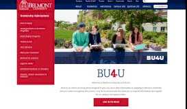 
							         BU4U Home - Belmont University | Belmont University | Nashville, TN								  
							    
