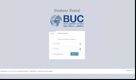 
							         BUC Badr University in Cairo | Student_Portal								  
							    