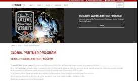 
							         Bucket truck distributor portal - Versalift Global Partner login								  
							    