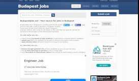 
							         BudapestJobs.net - Foreign language Jobs in Budapest								  
							    