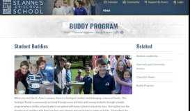 
							         Buddy Program | St. Anne's Episcopal School								  
							    