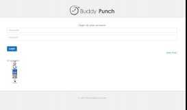 
							         Buddy Punch Login | Time Clock & Scheduling Software								  
							    