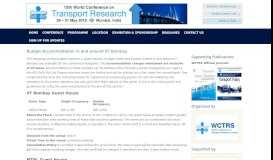 
							         Budget Accommodation - 15th World Conference on Transport Research								  
							    
