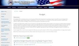 
							         Budget - Justice Administrative Commission								  
							    