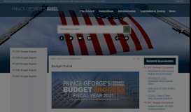 
							         Budget Portal | Prince George's County Legislative Branch, MD								  
							    