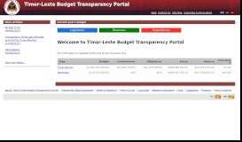 
							         Budget Transparency Portal								  
							    