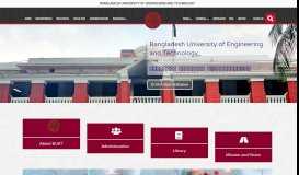
							         BUET: Bangladesh University of Engineering and Technology								  
							    