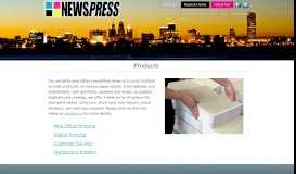 
							         Buffalo Newspress :: Products - Buffalo Newspress, Inc.								  
							    