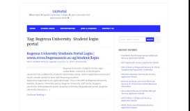 
							         Bugema University Student login portal Archives - UGPortal.com								  
							    