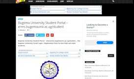 
							         Bugema University Student Portal – erms.bugemauniv.ac.ug/student								  
							    