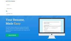 
							         Build a Better Resume Today with MyPerfectResume.com								  
							    