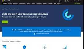 
							         Build and grow your SaaS business with Azure - Microsoft Azure								  
							    