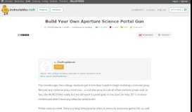 
							         Build Your Own Aperture Science Portal Gun: 13 Steps (with Pictures)								  
							    