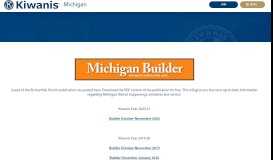 
							         Builder - Michigan - Kiwanis International								  
							    